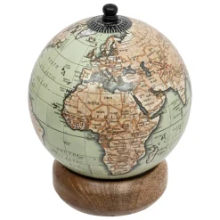 atmosphera Accesorios|Estilo Industrial>Globo terráqueo decorativo BE VINTAGE de madera