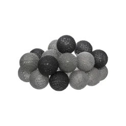 atmosphera4kids Iluminación>Guirnalda C/16 Bolas Led Grises 255Cm