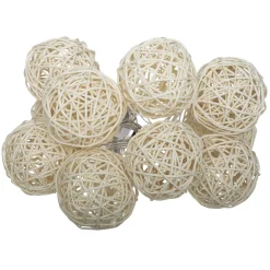 atmosphera Lámparas Y Alargadores>Guirnalda De 10 Bolas Led 6Cm