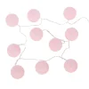 atmosphera Lámparas Y Alargadores>Guirnalda De 10 Bolas Led Rosa 6Cm