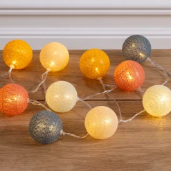 atmosphera4kids Iluminación>Guirnalda luminosa 10 bolas led 175cm