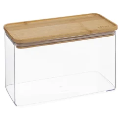 5five Cajas Y Frascos>Hermético ESKE apilable con tapa de bambú