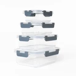 Tapas Y Cubiertas>Hermético Rectangular Vidrio 0.37L