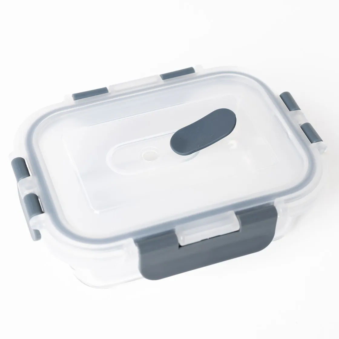 Tapas Y Cubiertas>Hermético Rectangular Vidrio 0.37L