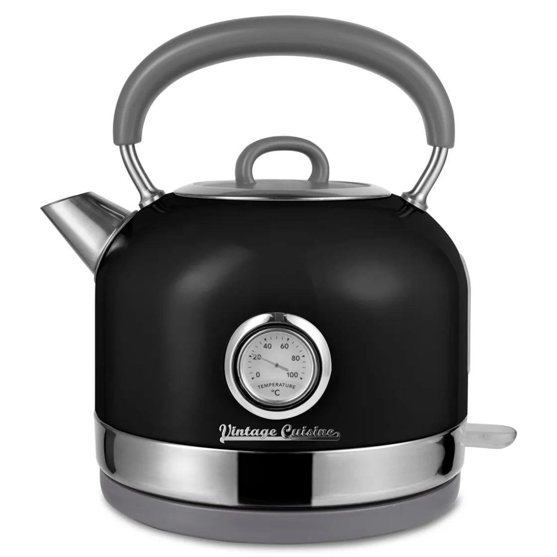Electrodomésticos>Hervidor De Agua Vintage Cuisine Negro