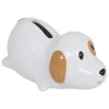 atmosphera4kids Accesorios Decorativos>Hucha perro blanco y marrón 7cm