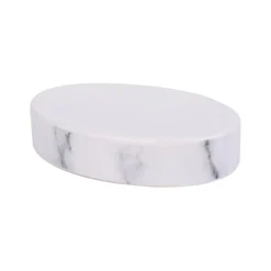 Accesorios De Lavabo>Jabonera De Cerámica Efecto Mármol