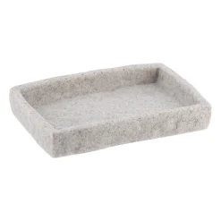 Accesorios De Lavabo>Jabonera De Poliresina Efecto Piedra