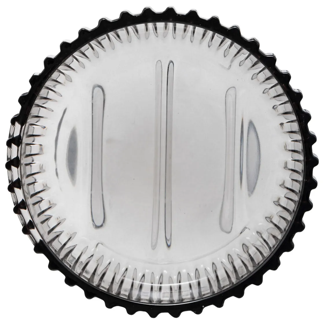 5five Accesorios De Lavabo>Jabonera GLASS gris de vidrio