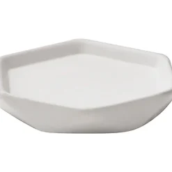 Accesorios De Lavabo>Jabonera Gres Rombo Blanco