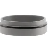 Accesorios De Lavabo>Jabonera Poliresina Gris/Negro