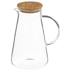 secret d'gourmet Jarros>Jarra Chila De Vidrio C/Tapa Bambú 1.5L