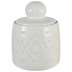 atmosphera Accesorios|Estilo Contemporaneo>Jarra decorativa MALA blanca 19cm