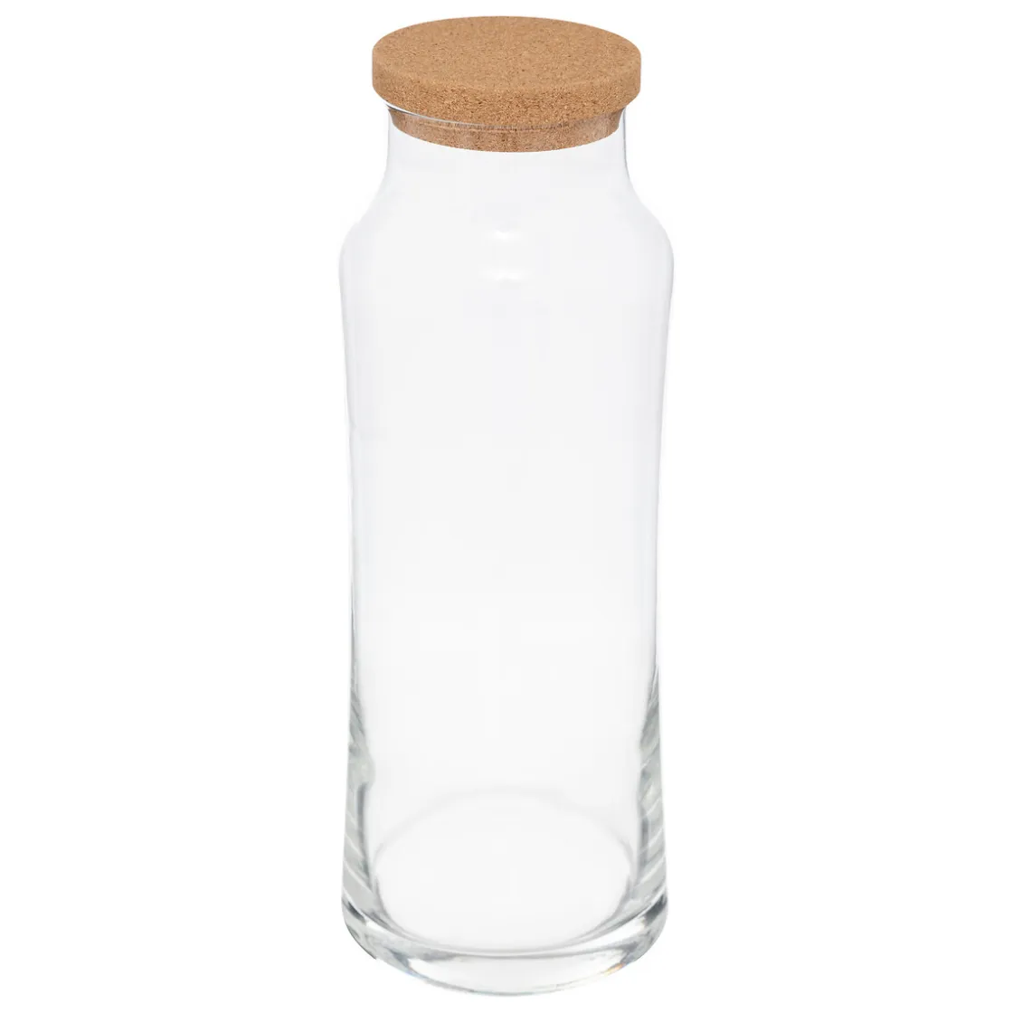 secret d'gourmet Jarros>Jarra SLIM de vidrio con tapa de corcho 1l