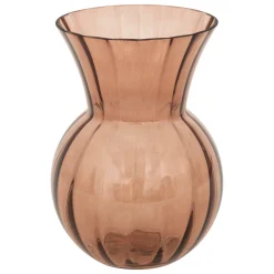atmosphera Jarrones Y Vasos>Jarrón Alais Ámbar De Cristal