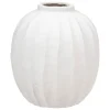 atmosphera Jarrones Y Vasos|Estilo Contemporaneo>Jarrón AMIA blanco de cerámica 44.5cm