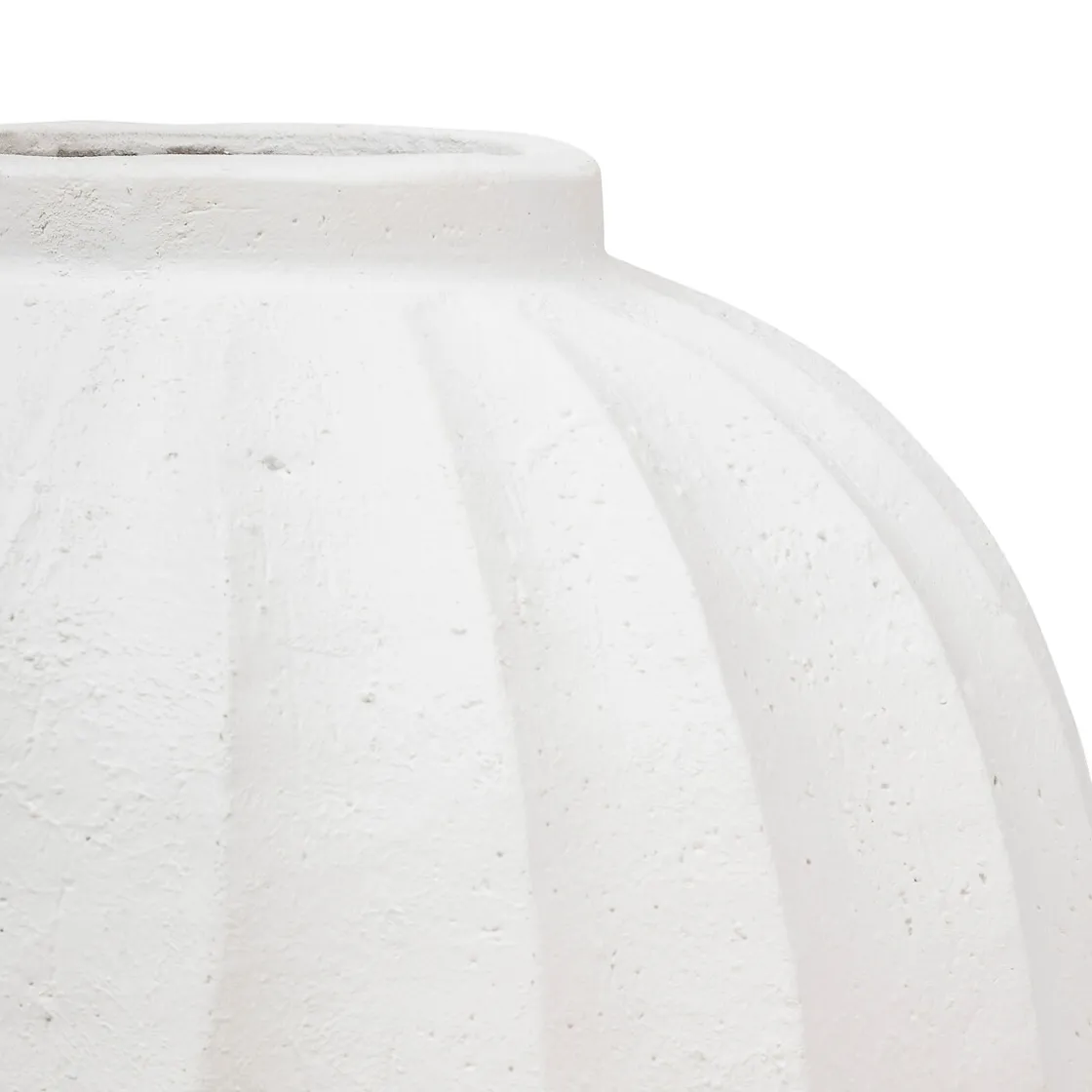 atmosphera Jarrones Y Vasos|Estilo Contemporaneo>Jarrón AMIA blanco de cerámica 44.5cm
