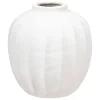 atmosphera Jarrones Y Vasos|Estilo Contemporaneo>Jarrón AMIA blanco de cerámica 28cm