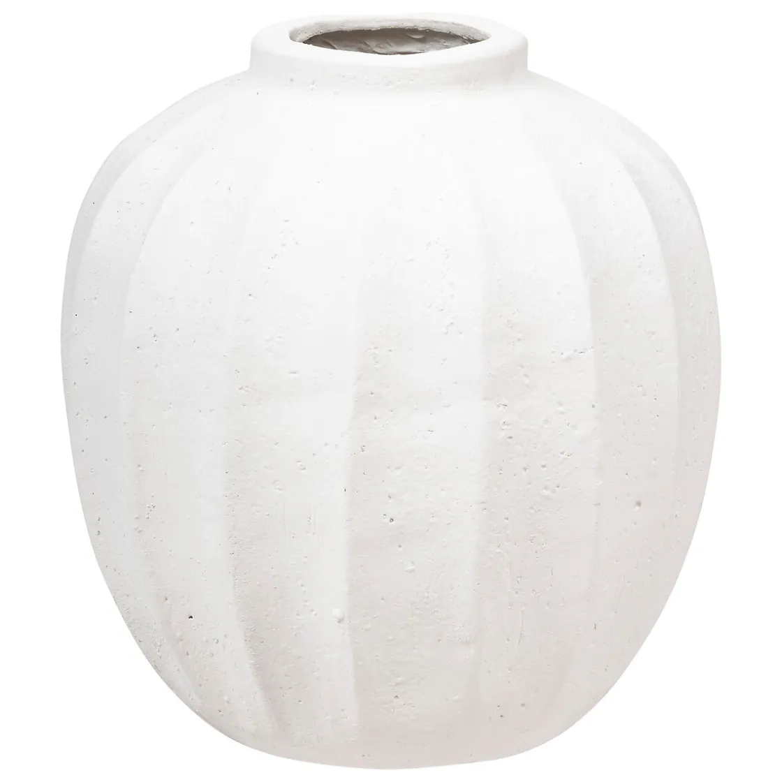 atmosphera Jarrones Y Vasos|Estilo Contemporaneo>Jarrón AMIA blanco de cerámica 28cm