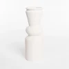 Jarrones Y Vasos>Jarrón blanco de cerámica 44cm