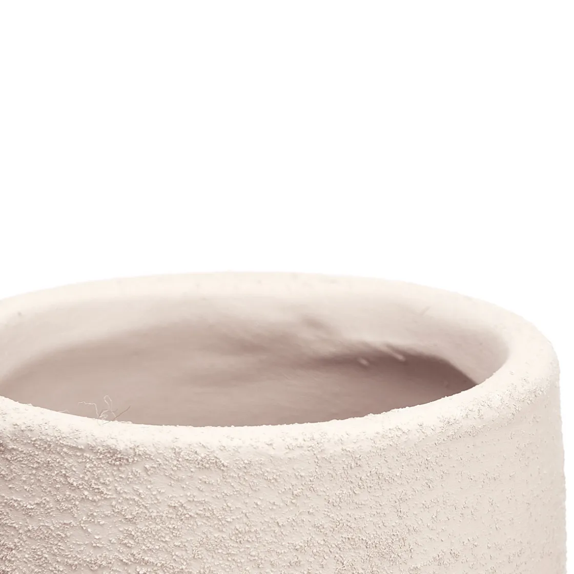 Jarrones Y Vasos>Jarrón blanco de cerámica 25.5cm