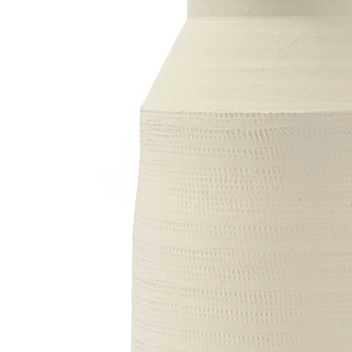 Jarrones Y Vasos>Jarrón Cerámica Caravane Beige 40Cm