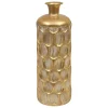 atmosphera Jarrones Y Vasos>Jarrón con textura BELLI dorado 60cm