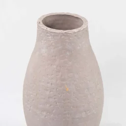 Jarrones Y Vasos>Jarrón Craft Rústico Gris 26Cm