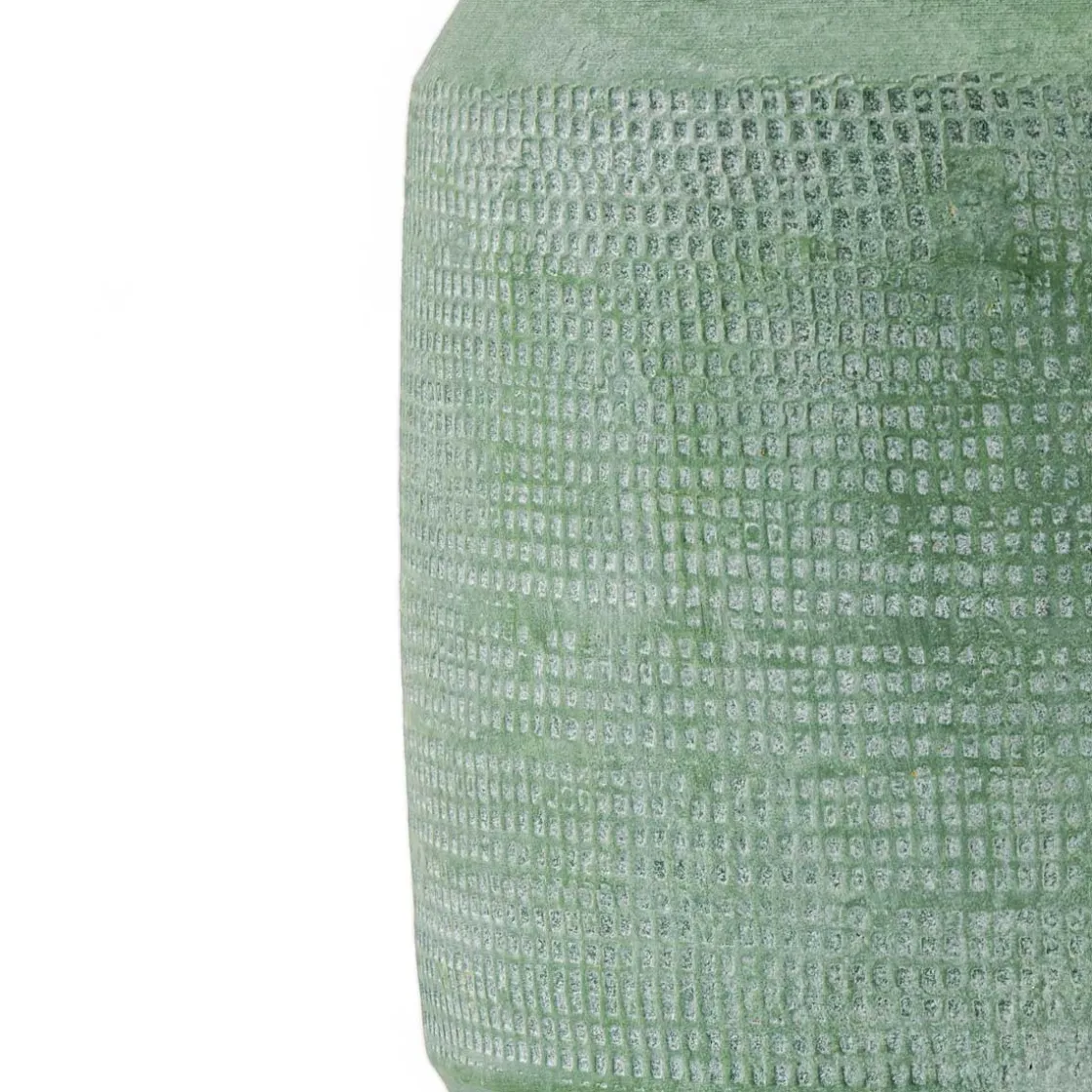 Jarrones Y Vasos>Jarrón De Cerámica Caravane Verde 20Cm