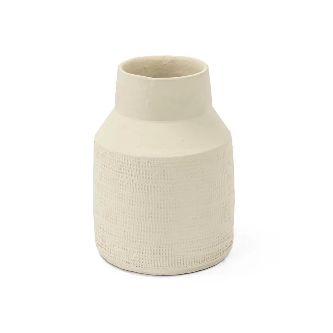 Jarrones Y Vasos>Jarrón De Cerámica Caravane Beige 20Cm