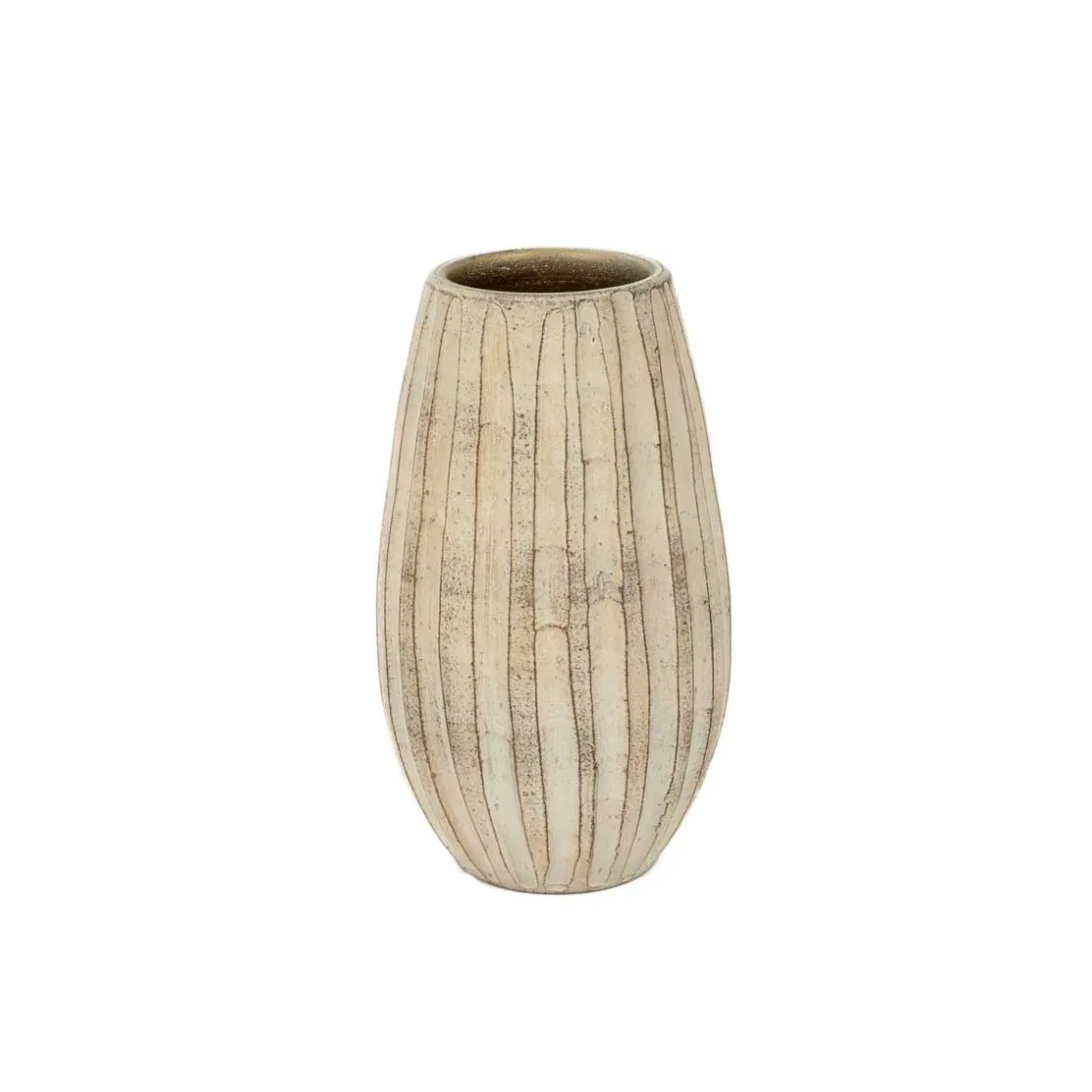 Jarrones Y Vasos>Jarrón De Cerámica Álamo Gris 30cm