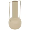 atmosphera Jarrones Y Vasos|Estilo Oriental>Jarrón De Metal Beige Sylvain