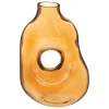 atmosphera Jarrones Y Vasos|Estilo Contemporaneo>Jarrón De Vidrio Donut 18x10x24.5Cm