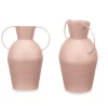 Jarrones Y Vasos>Jarrón Forma Lechera Marrón Claro