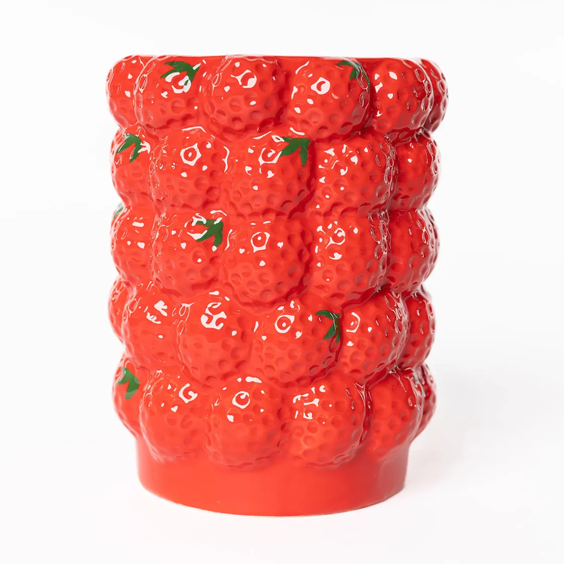 Jarrones Y Vasos>Jarrón fresas de cerámica 16cm