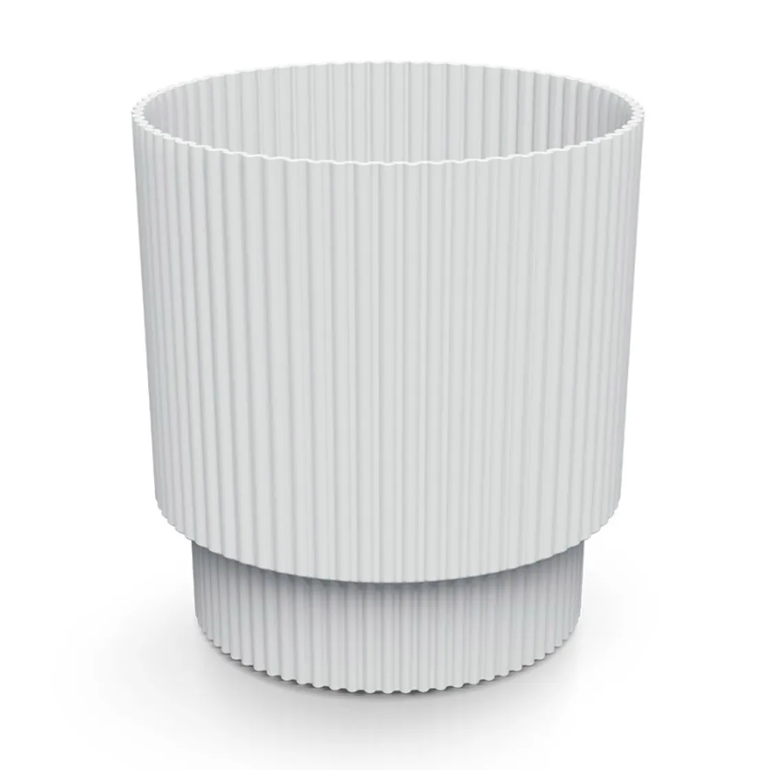 Complementos>Jarrón MILLY round blanco 21x19.5x19.5cm