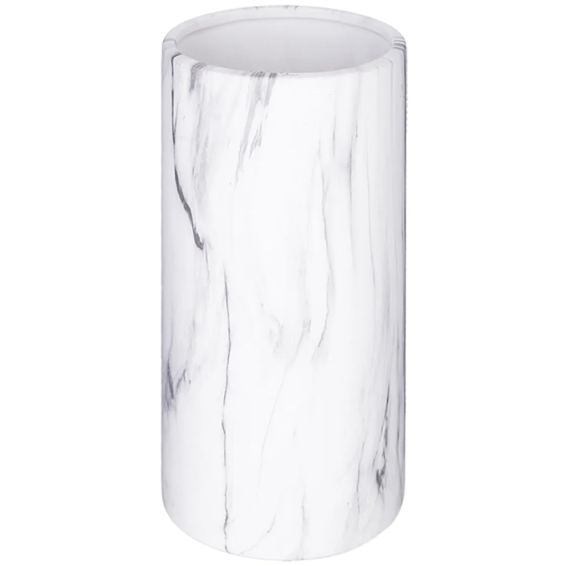 atmosphera Jarrones Y Vasos|Estilo Contemporaneo>Jarrón Mármol Cilíndrico 9.5x20Cm