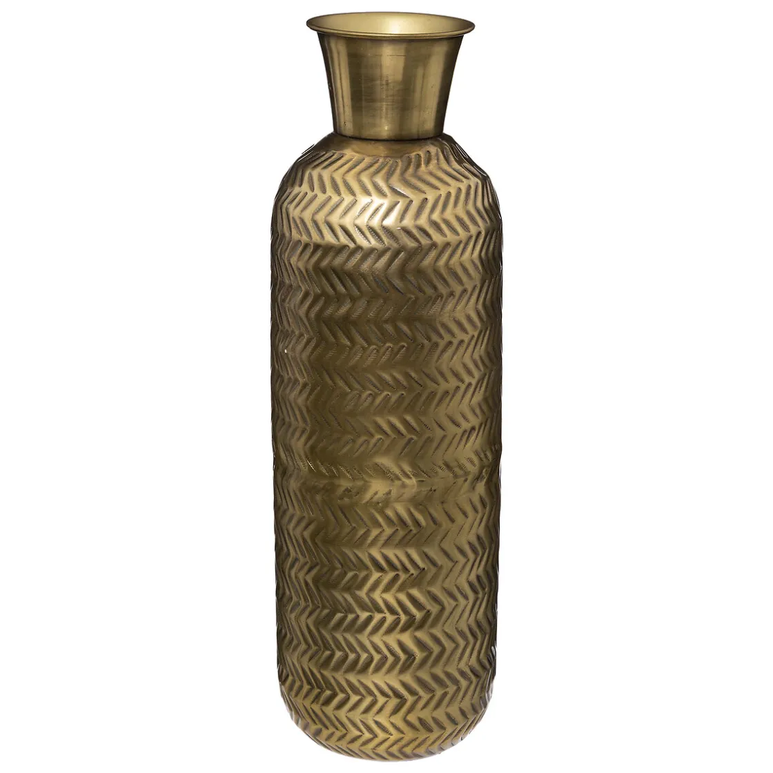 atmosphera Jarrones Y Vasos|Estilo Oriental>Jarrón NIGHT dorado metálico 45Cm