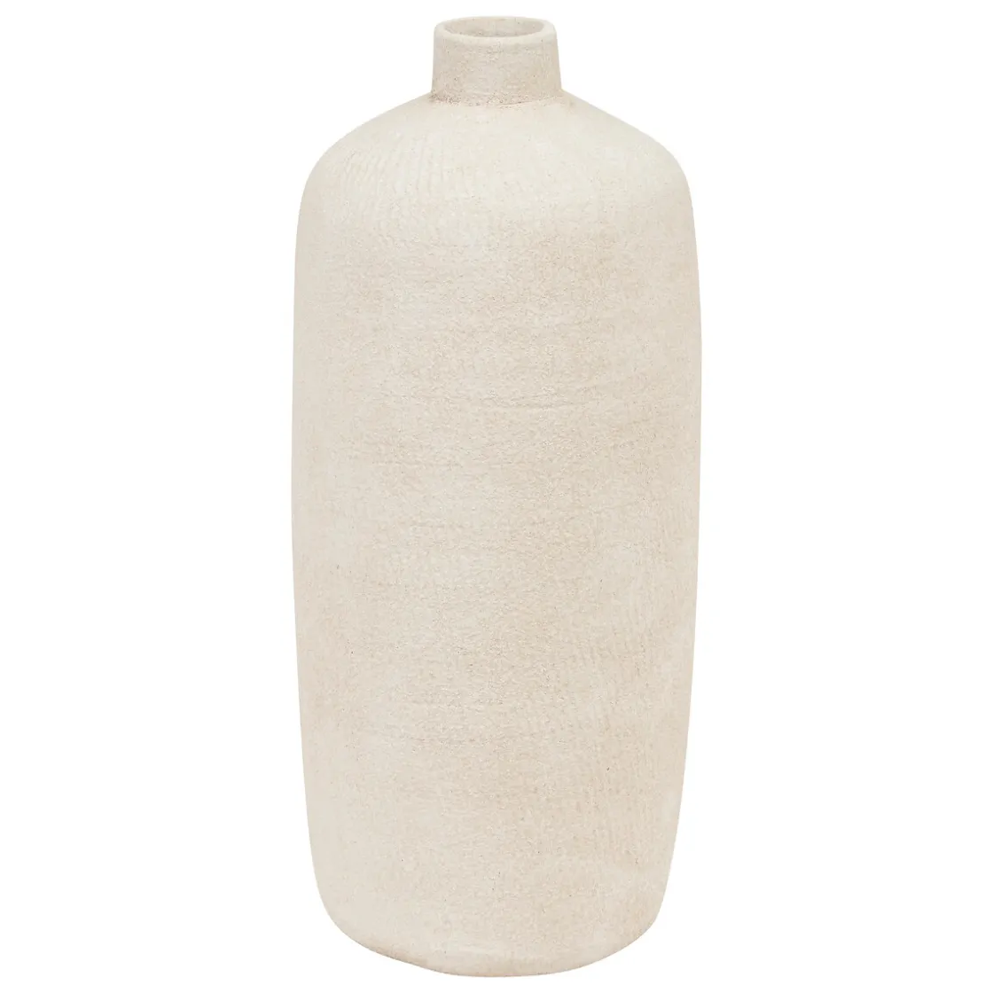 atmosphera Jarrones Y Vasos>Jarrón ROMIA beige de cerámica