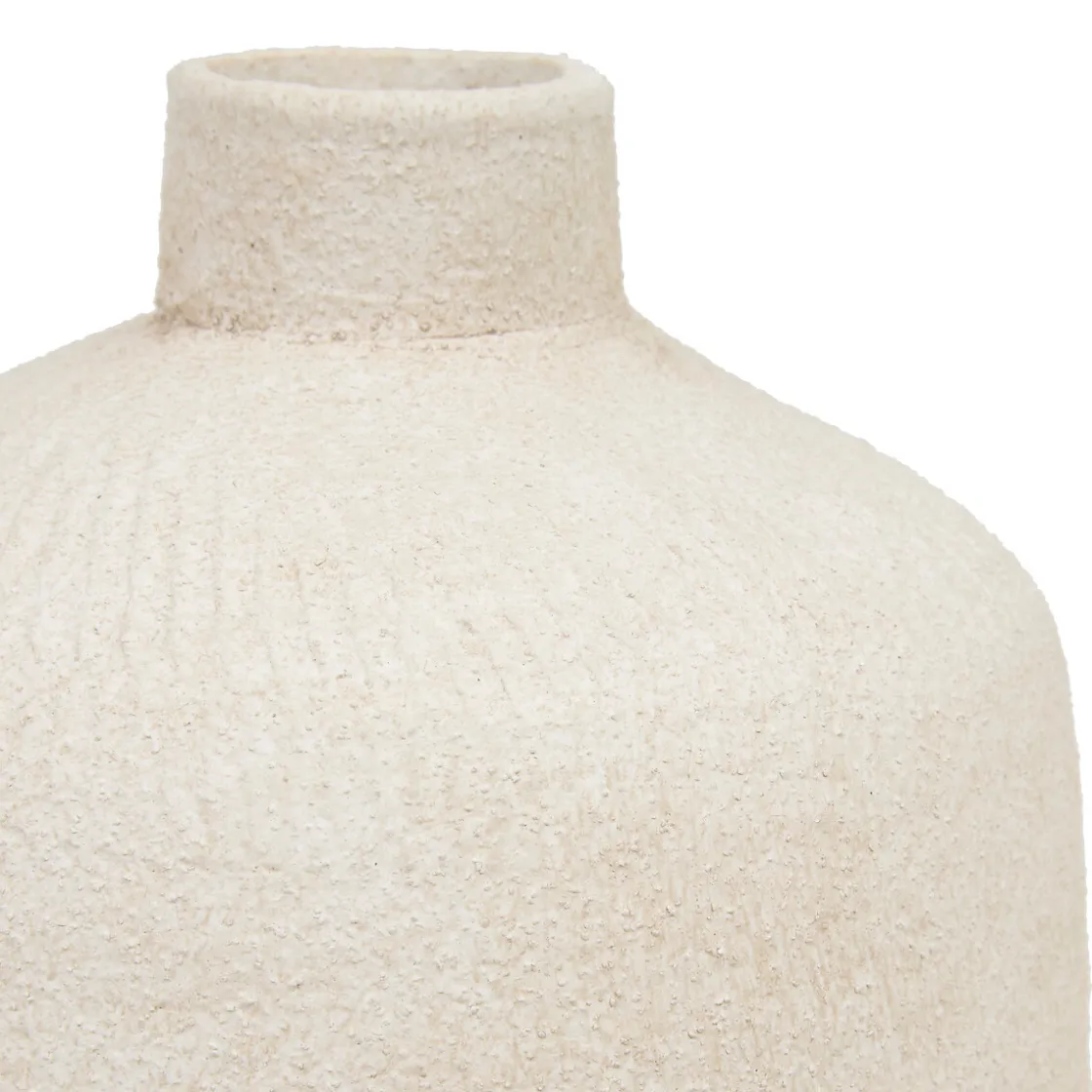 atmosphera Jarrones Y Vasos>Jarrón ROMIA beige de cerámica