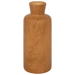 atmosphera Jarrones Y Vasos|Estilo Rústico>Jarrón SOA de cerámica efecto madera 30cm