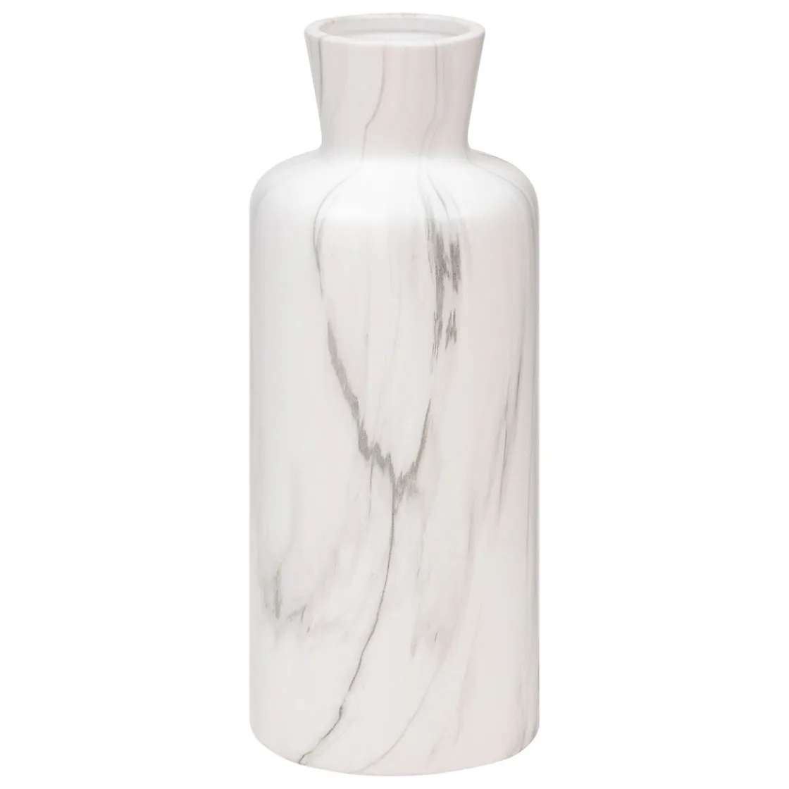 atmosphera Jarrones Y Vasos|Estilo Contemporaneo>Jarrón SOA efecto mármol de cerámica 30cm