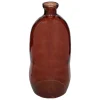 atmosphera Jarrones Y Vasos|Estilo Oriental>Jarrón ULY ámbar de vidrio reciclado 73cm