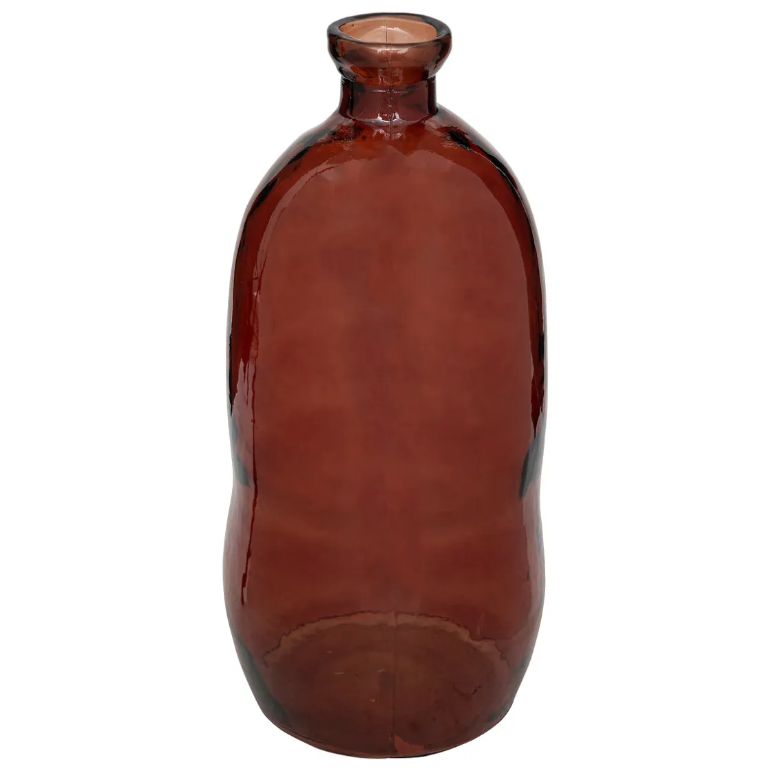 atmosphera Jarrones Y Vasos|Estilo Oriental>Jarrón ULY ámbar de vidrio reciclado 73cm