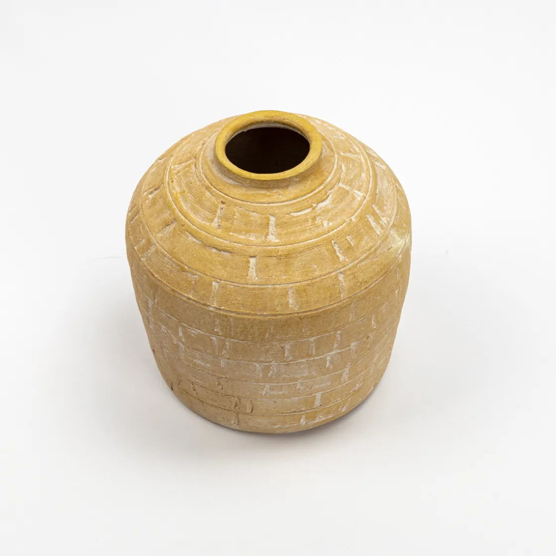 Jarrones Y Vasos>Jarrón Wind Oriental Amarillo 20Cm
