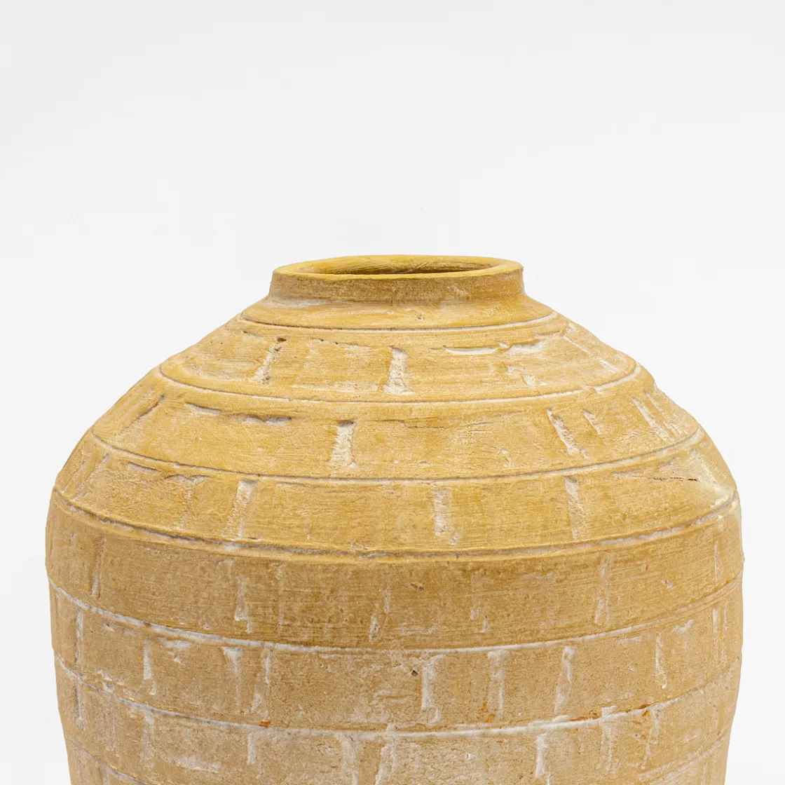 Jarrones Y Vasos>Jarrón Wind Oriental Amarillo 20Cm
