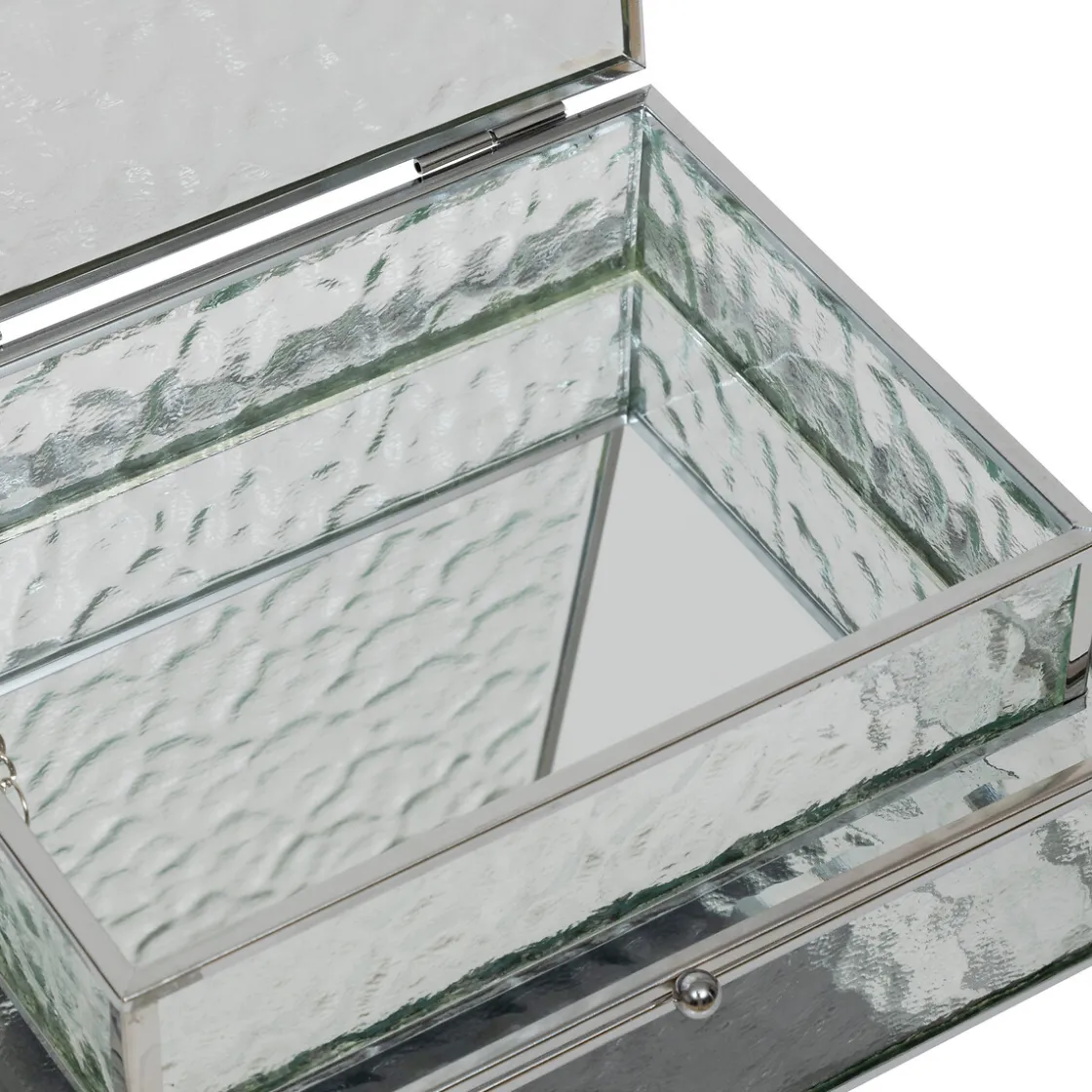 atmosphera Accesorios>Joyero ANIA plateado 13.5x18.5cm