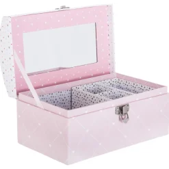 atmosphera4kids Accesorios Decorativos>Joyero Con Espejo 20x10x12Cm