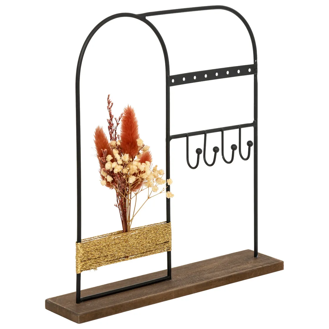 atmosphera Accesorios|Estilo Contemporaneo>Joyero De Madera Y Metal Negro