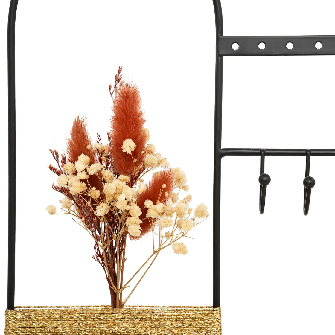 atmosphera Accesorios|Estilo Contemporaneo>Joyero De Madera Y Metal Negro